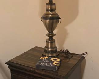 Lamp and end table