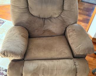 Recliner with massage and heat