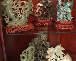 Jade statues