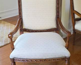 Pair of Louis XVI Style Armchairs