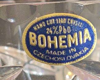 Bohemia Hand Cut Lead Crystal Vase second image