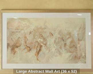 Large Abstract Wall Art (36x52)
