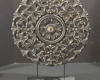 Ornate Floral Medallion Wall Decor