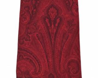 Anne Klein Red Paisley Beach Wrap