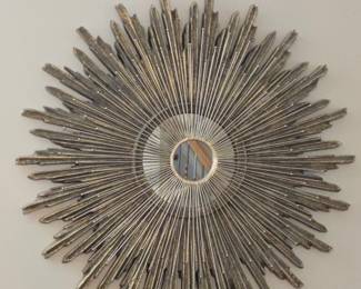 Brutalist Sunburst Mirror