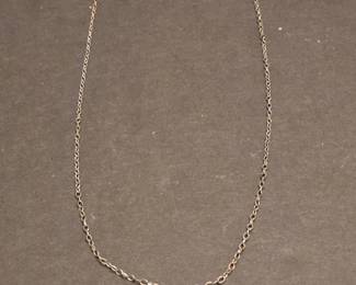 Sterling Silver Rose Cut Cross Pendant Necklace