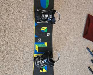 Burton Snowboard with Ride LX Bindings cm