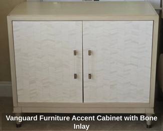 Vanguard Furniture Accent Cabinet with Bone Inlay