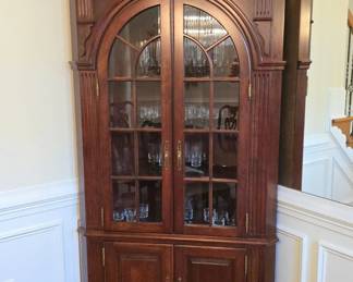 Pennsylvania House Solid Cherry Corner China Cabinet