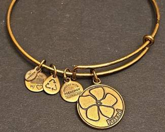 Alex and Ani Friend Charm Bangle Bracelet