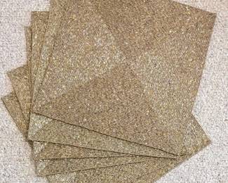 Z Gallerie Beaded Placemat Champagne