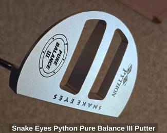 Snake Eyes Python Pure Balance III Putter