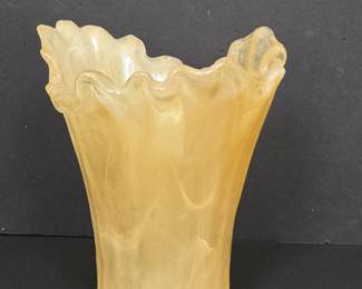 Vintage Murano Style Art Glass Vase