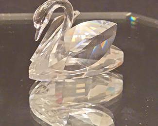 Swarovski Crystal Swan Figurine