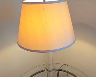 Restoration Hardware Crystal Column Table Lamp