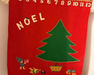 Felt advent calendar 