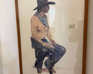 Cowboy western art 