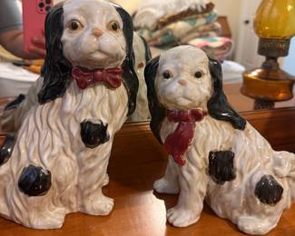 Ceramic dogs 