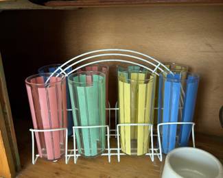 MCM glasses with holder 
