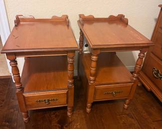 Maple side tables 