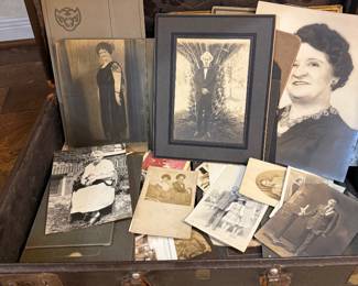 Various black & white photos 