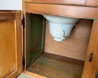 Another view of flour dispenser 