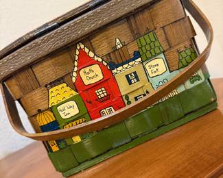 Nacogdoches Schmidt’s wooden basket purse 
