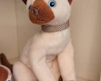 TY Beanie Baby  Siam the Siamese Cat