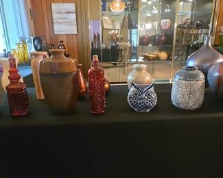 Assorted Decorative Vases and Pottery, including MCM Otagiri OMC second image