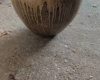 Large Artisan Drip Glaze Ceramic Planter Pot