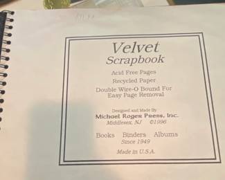 Velvet Scrapbook by Michael Roger Press, Inc.