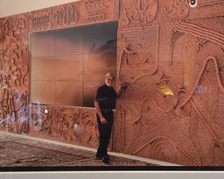 Textured Wall Relief Sculpture