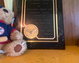 The Business Network Recognition Award for Outstanding Support and Community Service presented to Robert L. Law