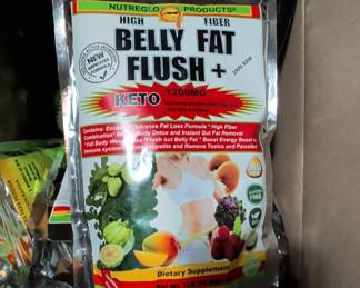 Nutreglo Products High Fiber Belly Fat Flush Keto Dietary Supplement