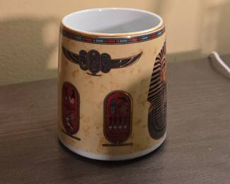 Fathi Mahmoud Egyptian Themed Porcelain Mug