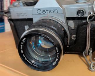 Canon FX mm Film Camera with Canon FL mm f or . Lens