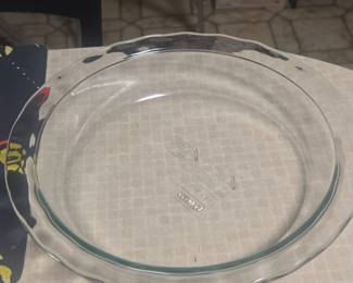 Pyrex C Clear Glass Pie Plate