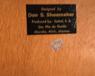 Don S. Shoemaker Inlaid Wood Serving Tray