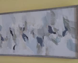 Little Talks I Abstract Landscape Framed Wall Art by Isabelle Z
