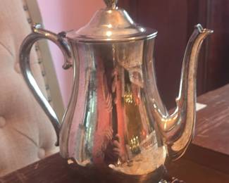 Silver Plated Footed Teapot by F.B. Rogers Silver Co.