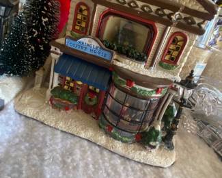 St. Nicholas Square Kringles Coffee House  Cafe Christmas Village Building