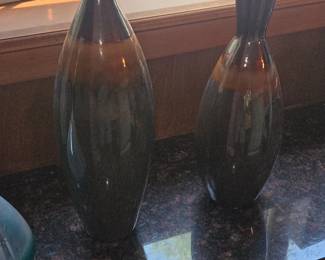 Set of Kosta Boda Fidji Art Glass Vases