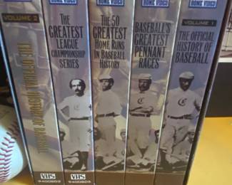 Major League Baseball Productions VHS Collection The National Pastime  Official History