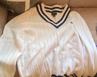 Brooks Brothers VNeck Cricket Sweater