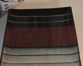 Sango Avanti Black Rectangular Plates