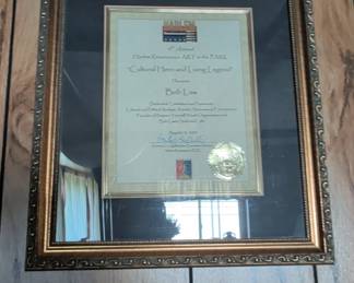 Harlem Renaissance Art in the Park Cultural Hero and Living Legend Award for Bob Law