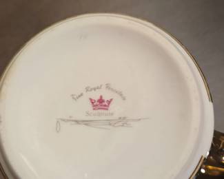 Fathi Mahmoud Fine Royal Porcelain Sculpture Mug with Egyptian Motif
