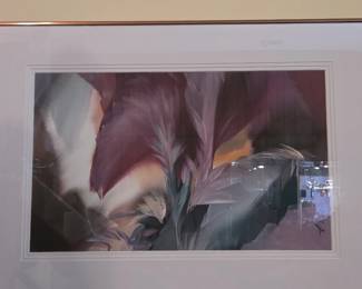 Abstract Floral Artwork by L. Andico