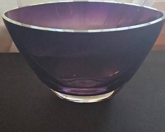 Mikasa Audition Amethy Crystal Bowl third image