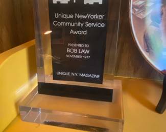 Unique New Yorker Community Service Award for Bob Law, Esteemed Broadcaster